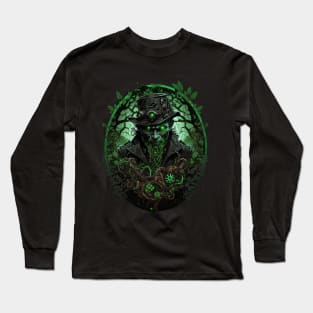 Darkness falls on Green Long Sleeve T-Shirt